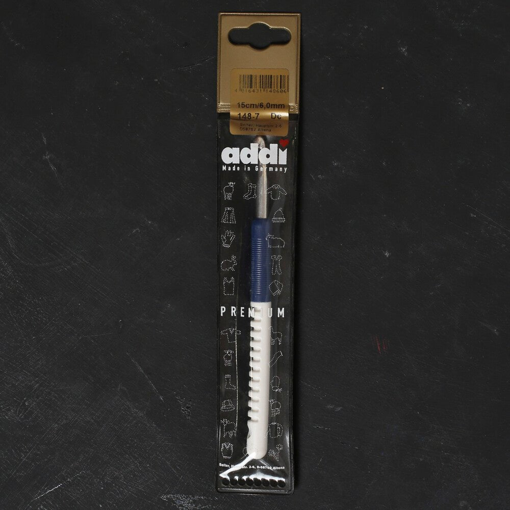 Addi 6 Mm 15 Cm Plastik Saplı Yün Tığ - 148-7 - Hobium