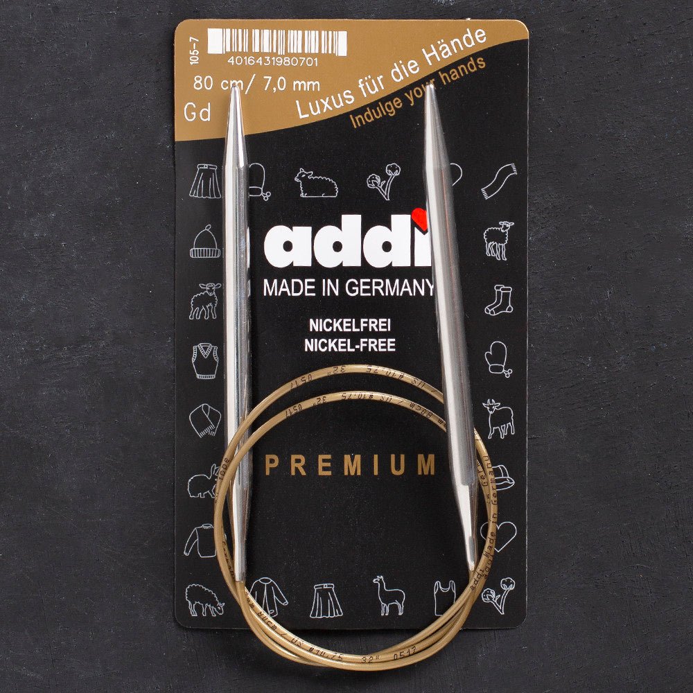 Addi 7mm 80cm Klasik Misinalı Şiş- 105-7 - Hobium