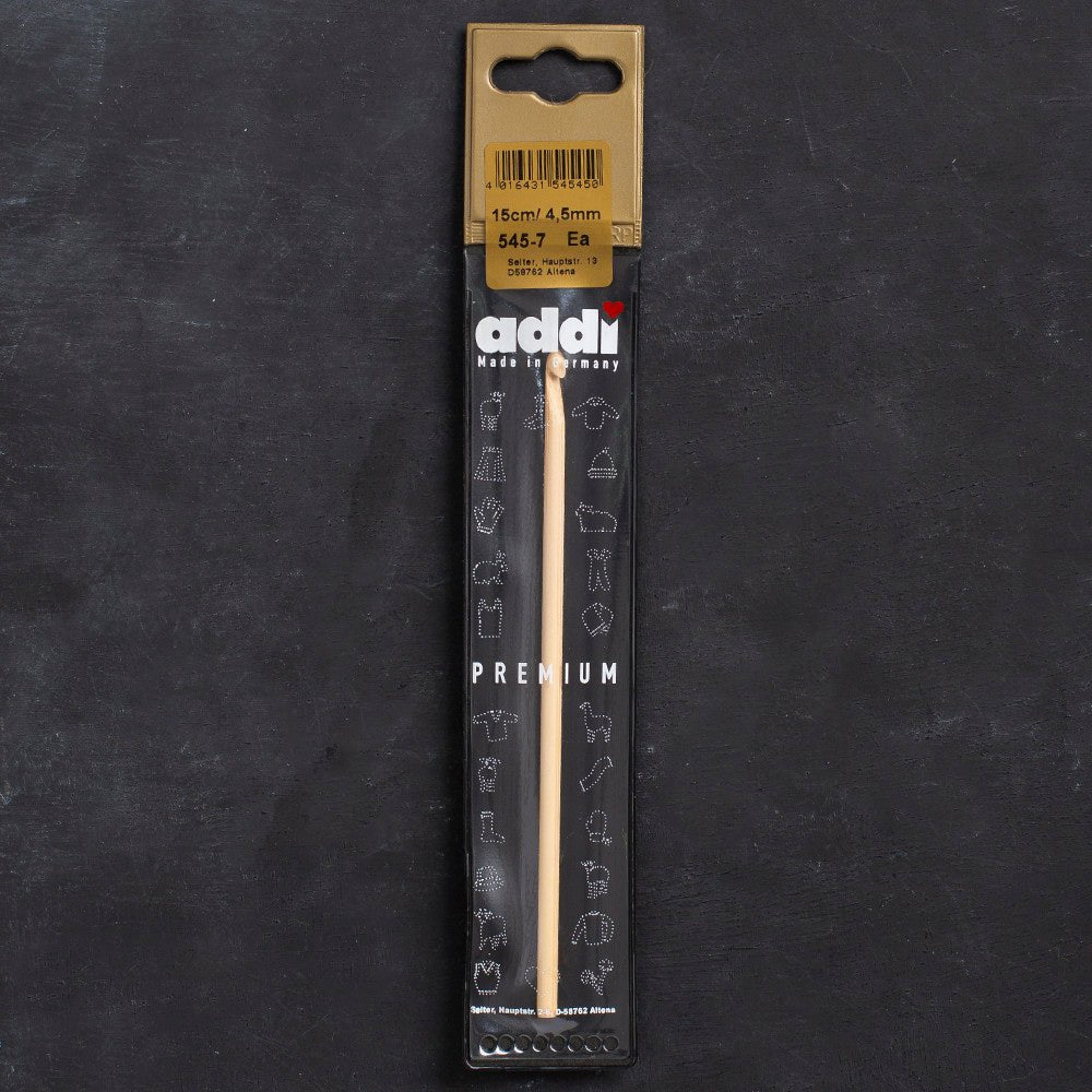 Addi Bambus 4,5mm 15cm Bambu Yün Tığ - 545-7 - Hobium