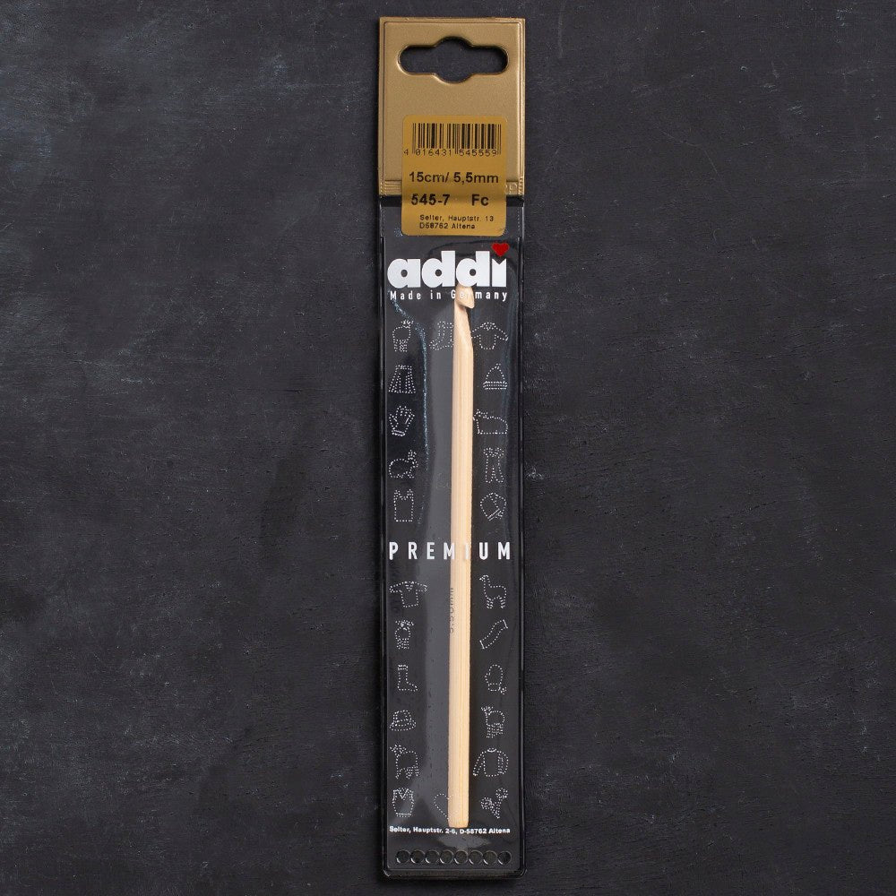 Addi Bambus 5,5mm 15cm Bambu Yün Tığ - 545-7 - Hobium
