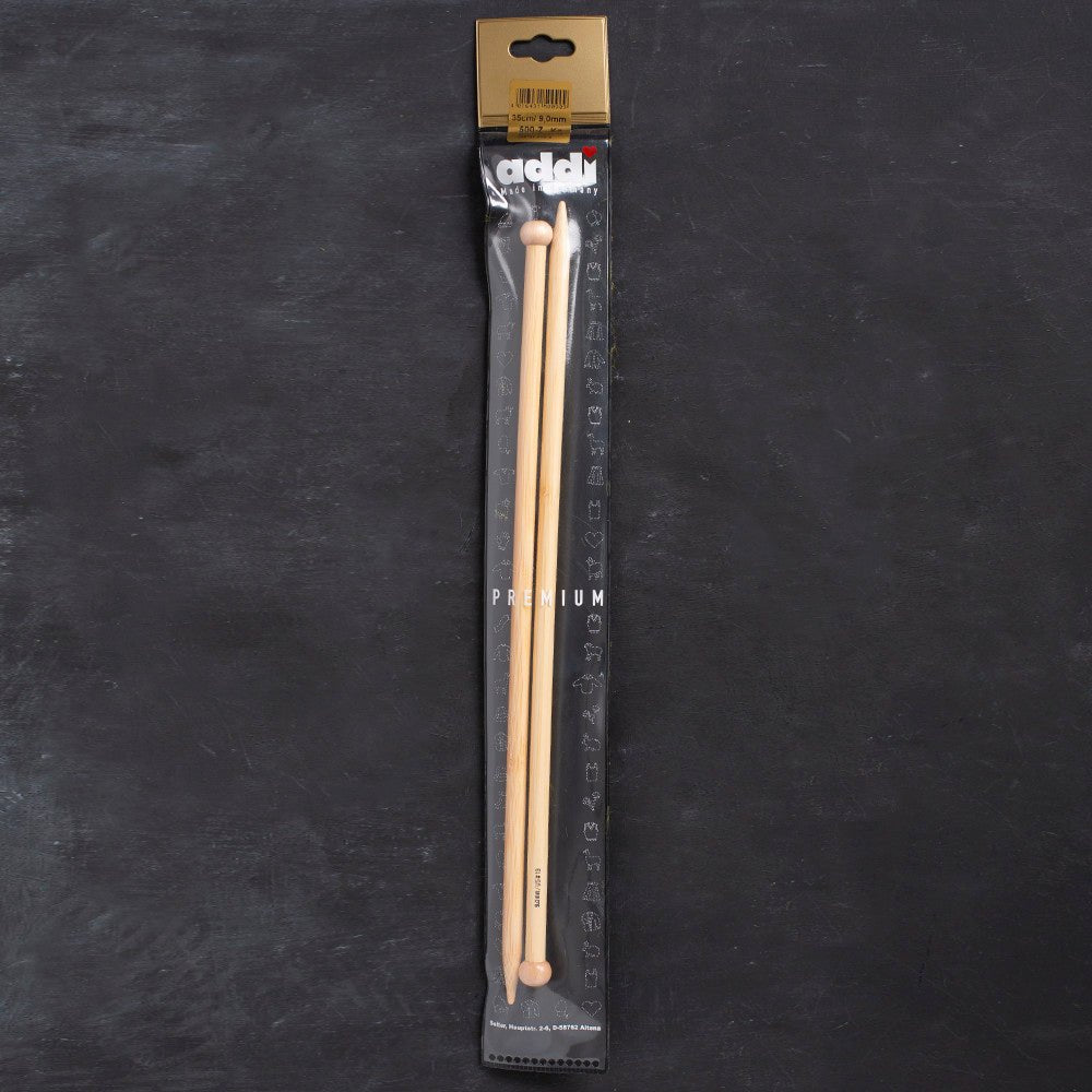 Addi Bambus 9mm 35cm Bambu Örgü Şişi - 500-7 - Hobium