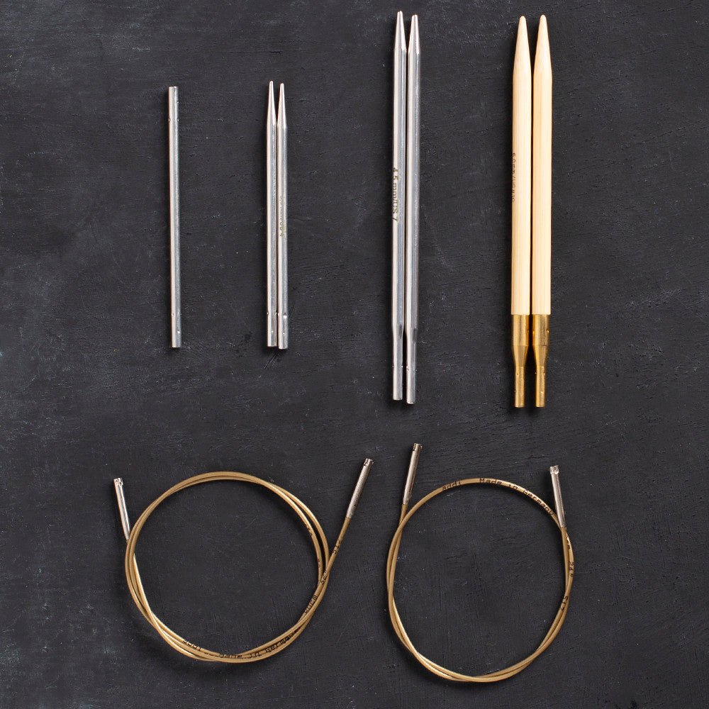 Addi Click Başlangıç Değiştirilebilir Misinalı Şiş Seti - 661-7 - Hobium