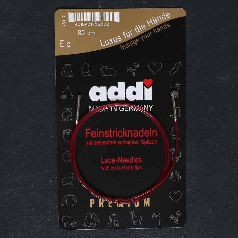 Addi Click Lace Short 80 Cm Bağlantı Misinası - 759-7 - Hobium